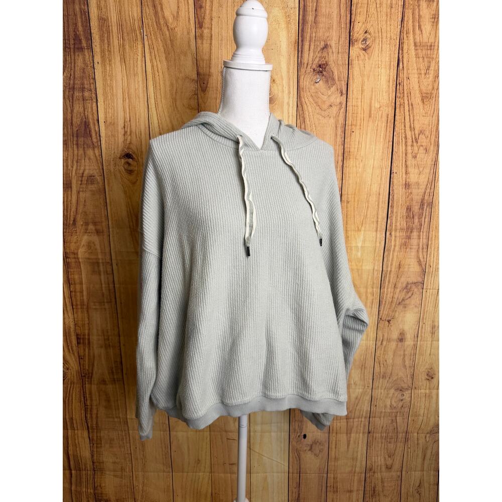 Aerie Ribbed Hoodie Pullover Sweatshirt Women's Size XXL